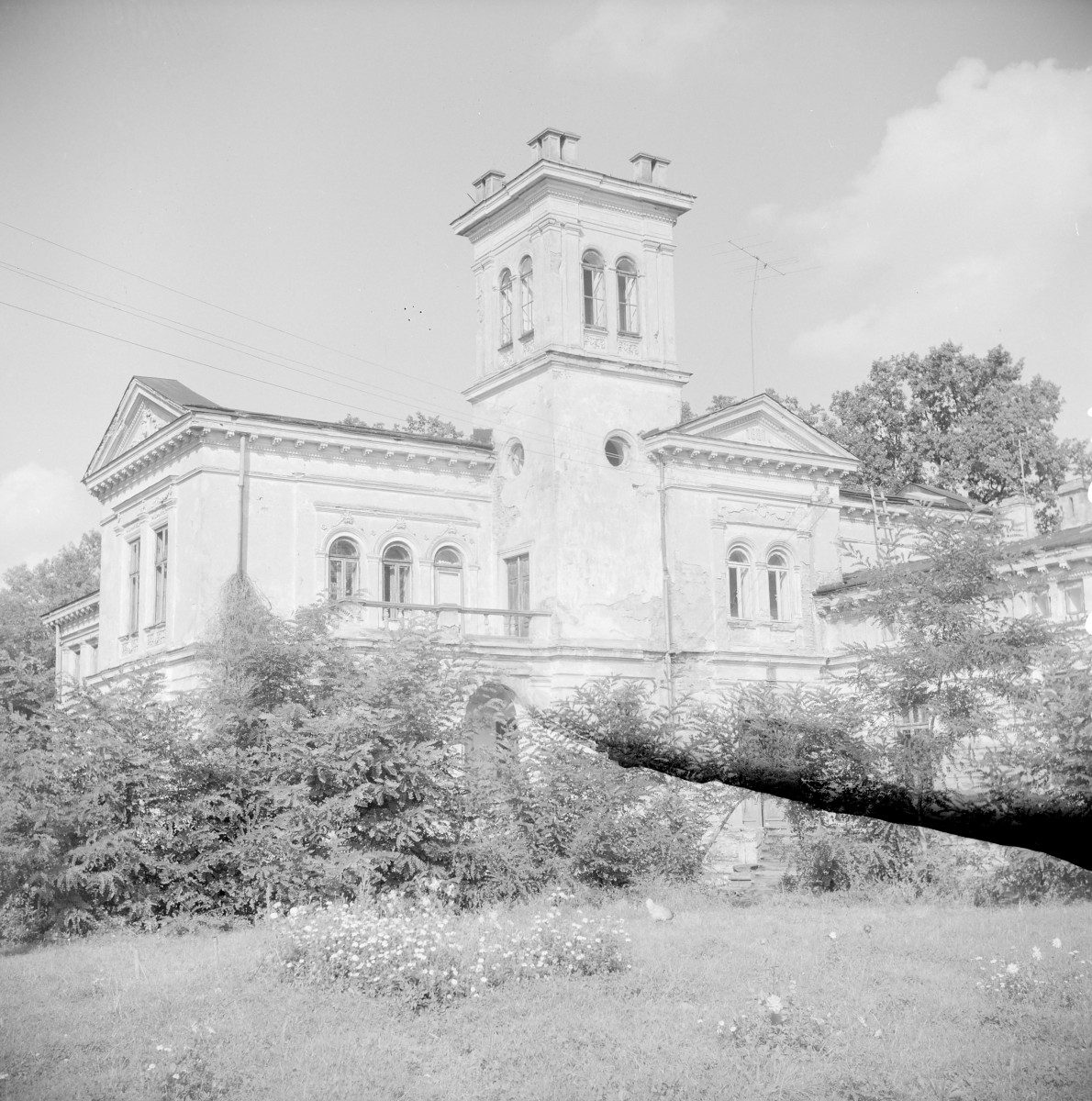 pałac Moszyńskich - widok ogólny, skan 1