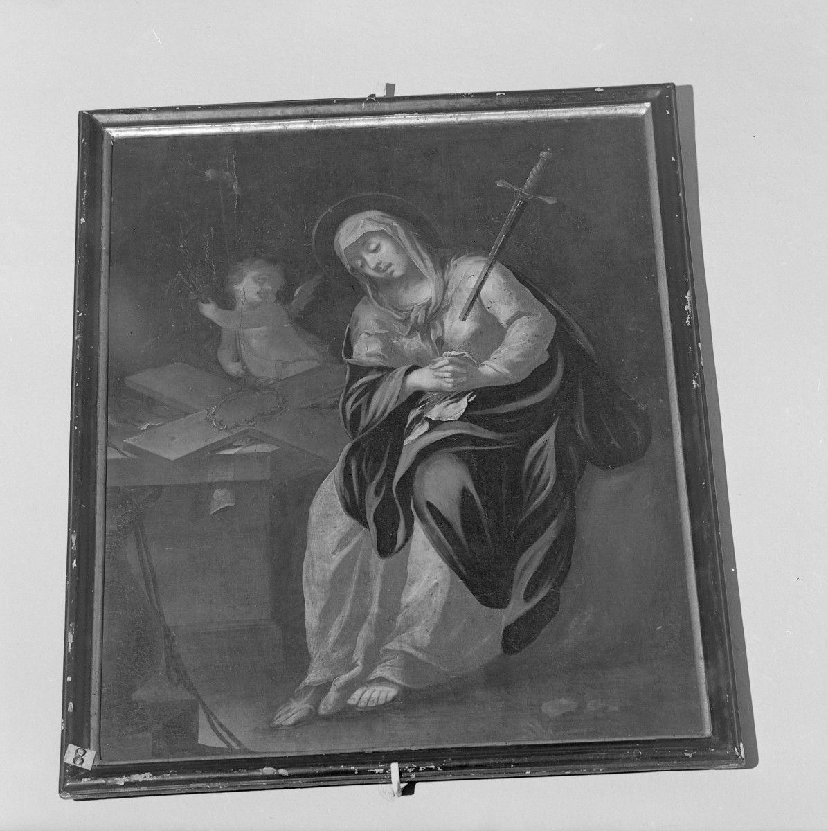 klasztor ss. Mniszek Benedyktynek - zbiory - obraz MB Bolesnej z XVIII w., skan 1