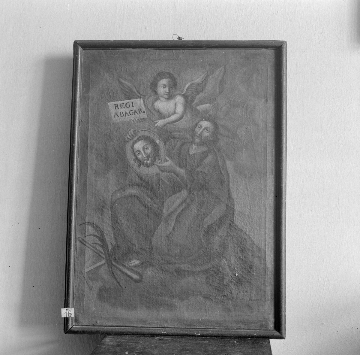 klasztor ss. Mniszek Benedyktynek - zbiory - obraz św. Juda Tadeusz z XVIII wieku, skan 1
