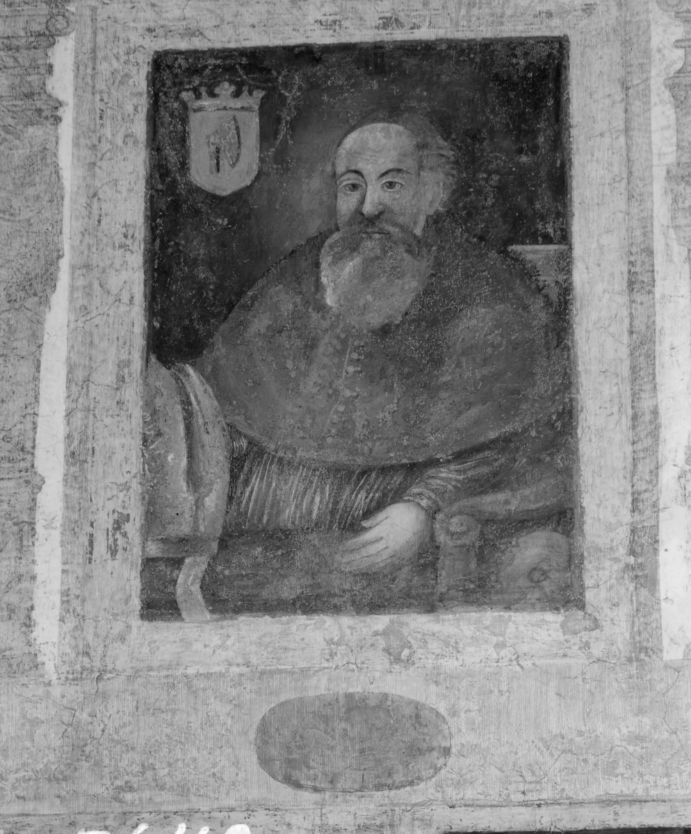 pałac Biskupów Krakowskich - Izba Stołowa Górna /sala portretowa/ /I p./ - ściana północna - portret biskupa Nankera, skan 1