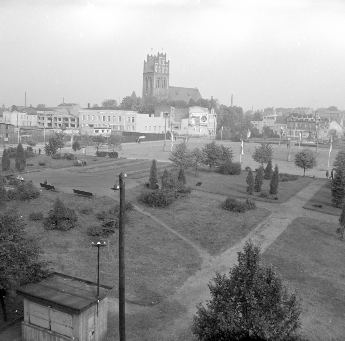 panorama starego miasta od zachodu - odcinek B, skan 1