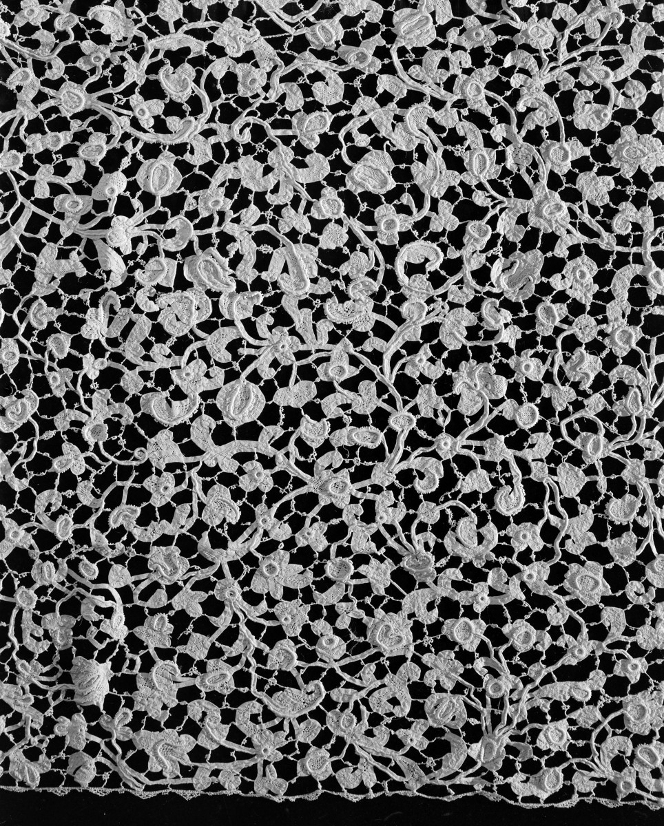 Kościół Sióstr Wizytek - koronka z serwetki, XVII wiek, Norwegia, skan 1