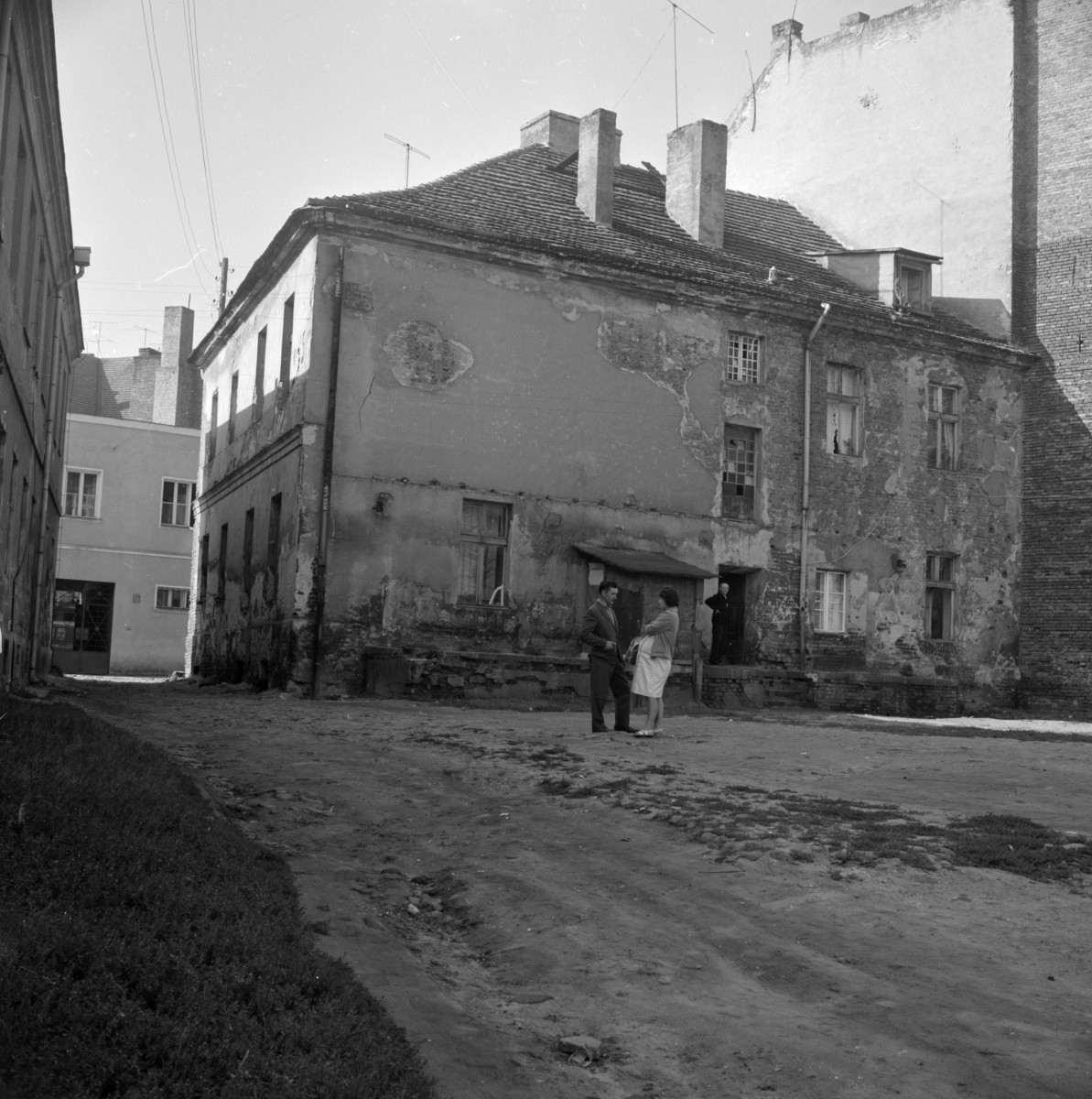 kamienica - elewacja od podwórza, skan 1