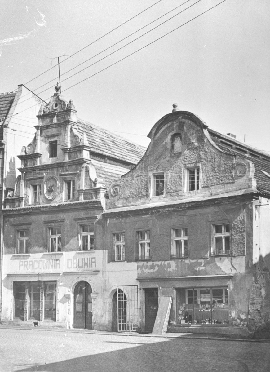 kamienice Jaś i Małgosia - elewacje frontowe, skan 1
