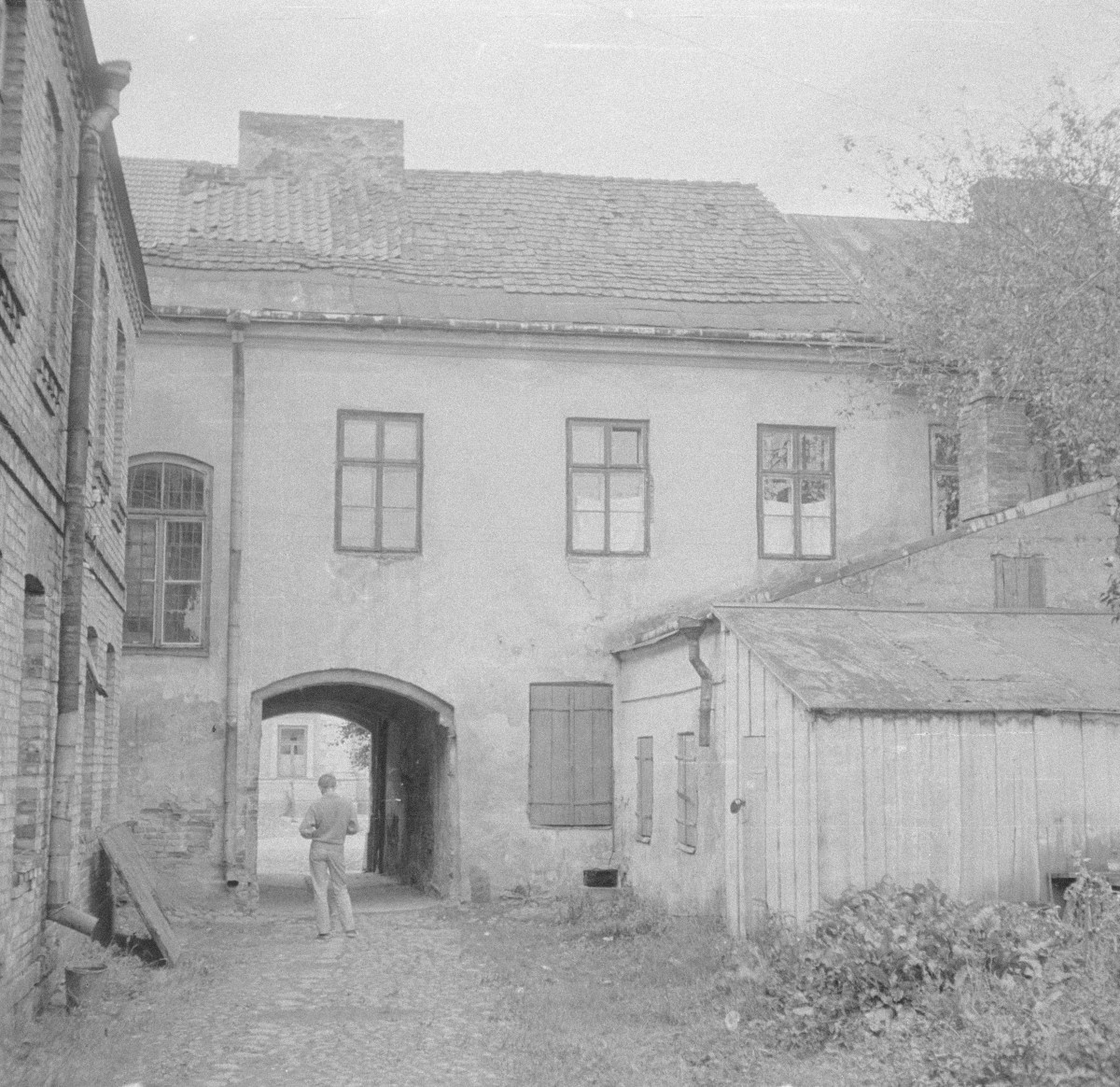 dom, ul. Kościuszki 42 - elewacja od podwórza, skan 1