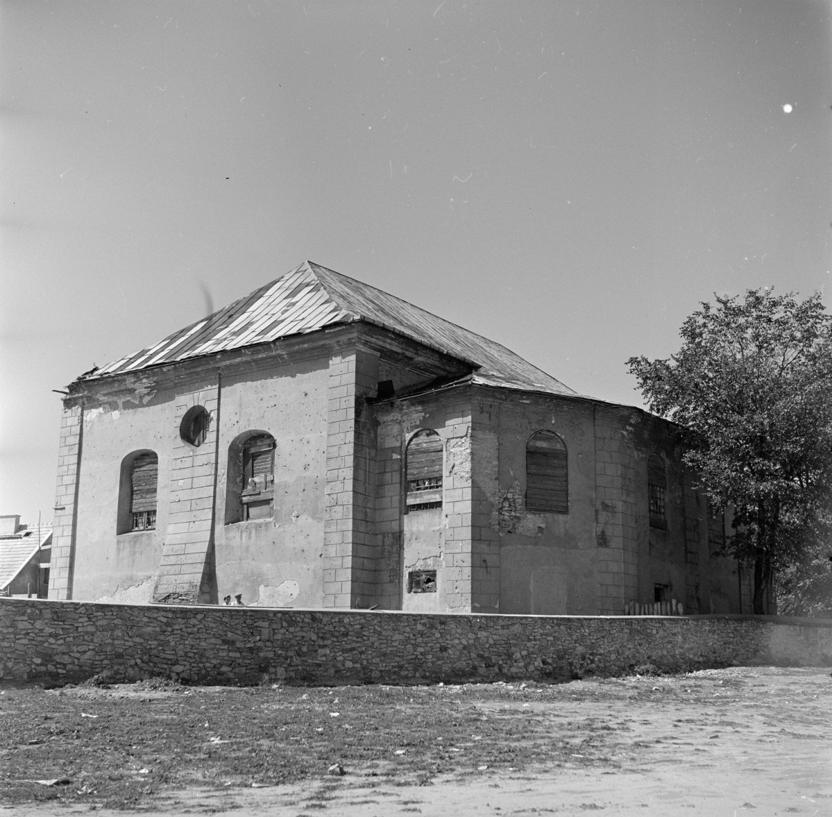 synagoga - elewacja północno-zachodnia, skan 1