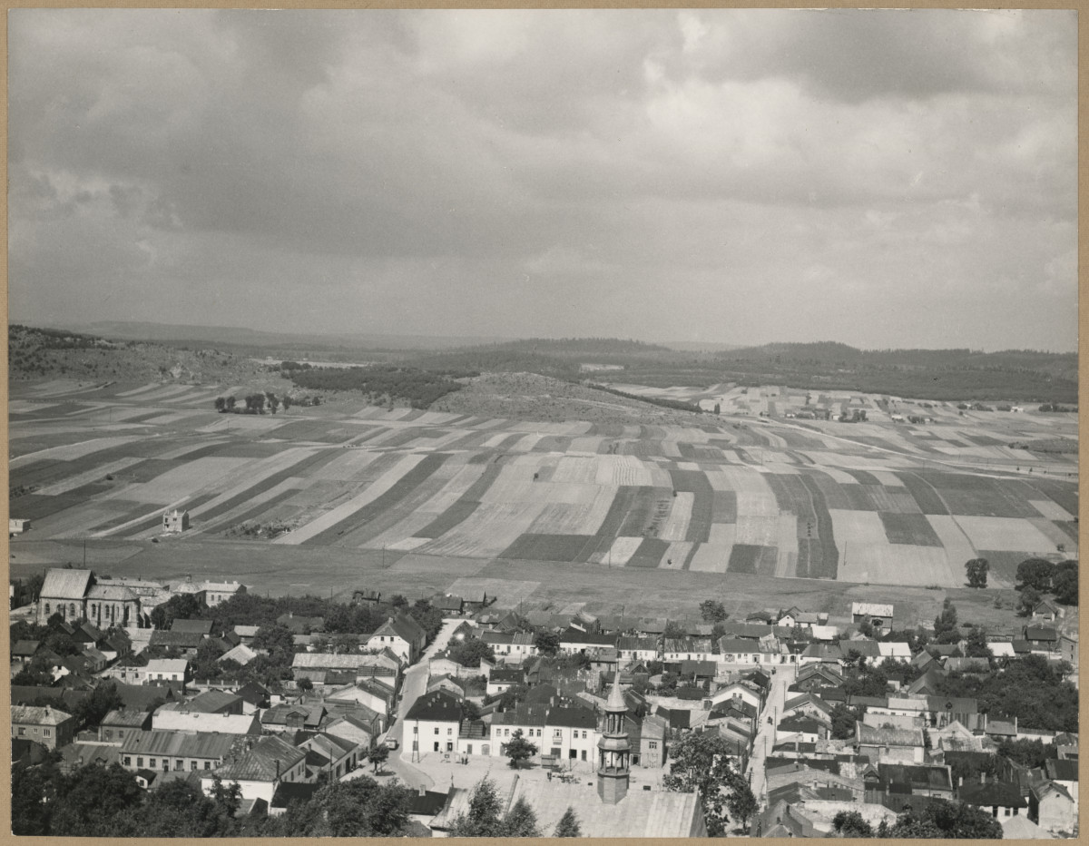 Panorama miasta - widok z zamku, skan 1