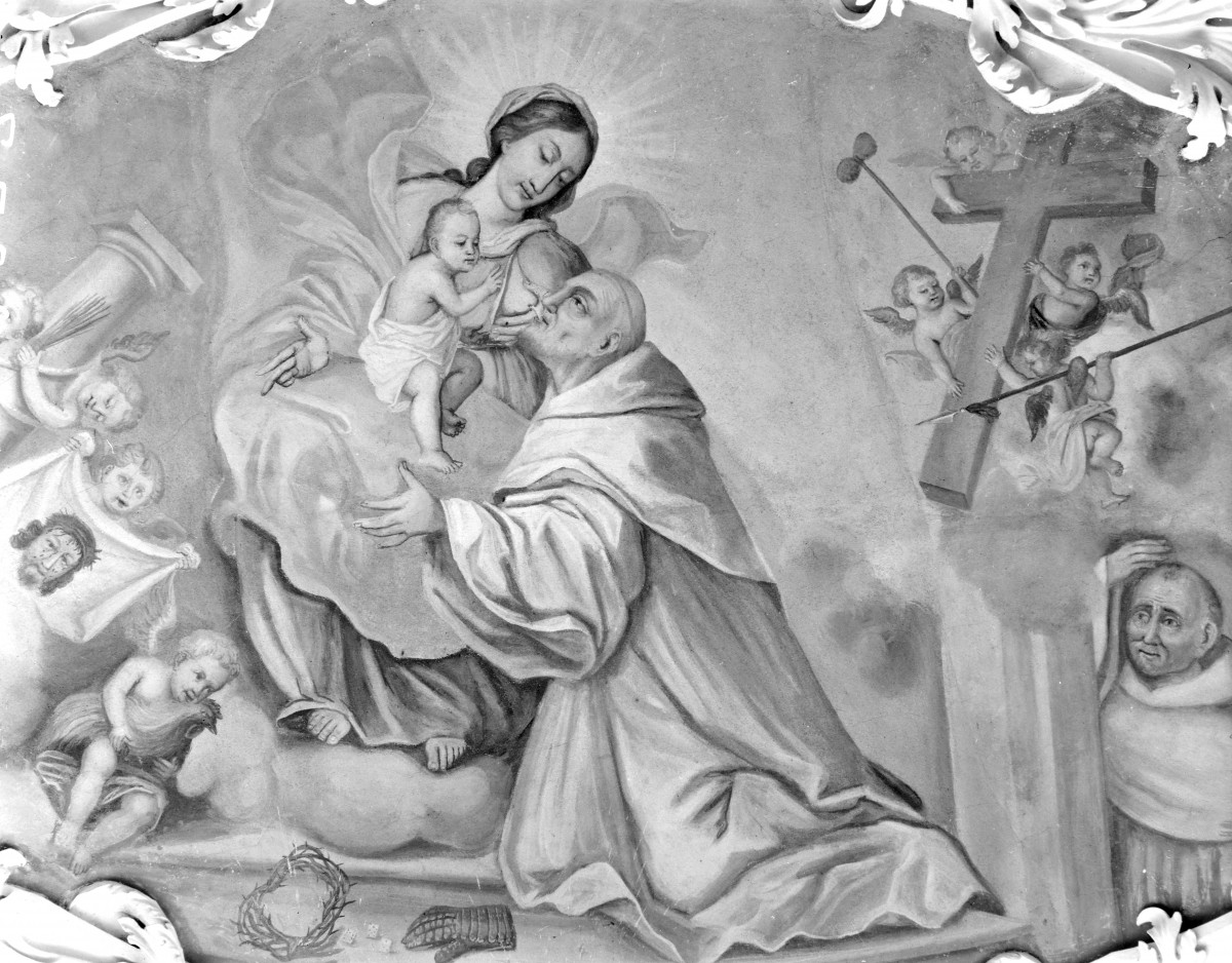 Kościół pw. NMP i św. Mikołaja - fragment polichromii, skan 1