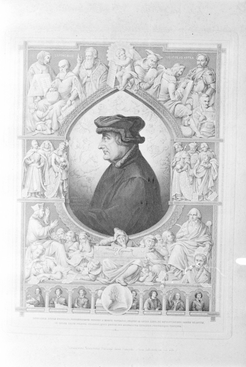 Muzeum Pomorskie w Toruniu, Oleszczyński Antoni "Kopernik" miedzioryt, 395x305 mm, skan 1