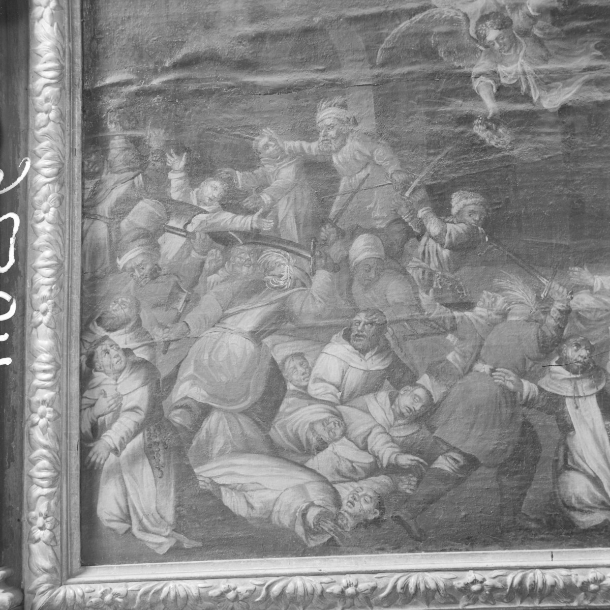 kościół katedralny pw. Narodzenia Najświętszej Marii Panny - wnętrze: obraz "Męczenników 12 miesięcy", skan 1