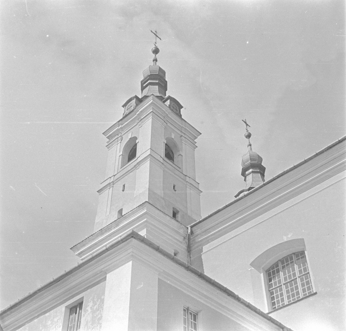 kościół, ob. parafialny pw. Niepokalanego Poczęcia Najświętszej Marii Panny, zespół klasztorny Kamedułów - wieża, skan 1