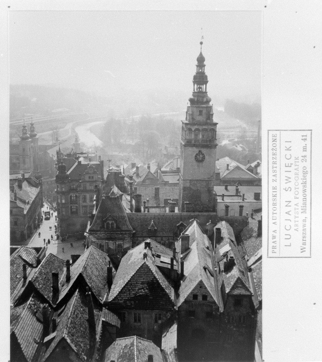 panorama miasta - ratusz, skan 1