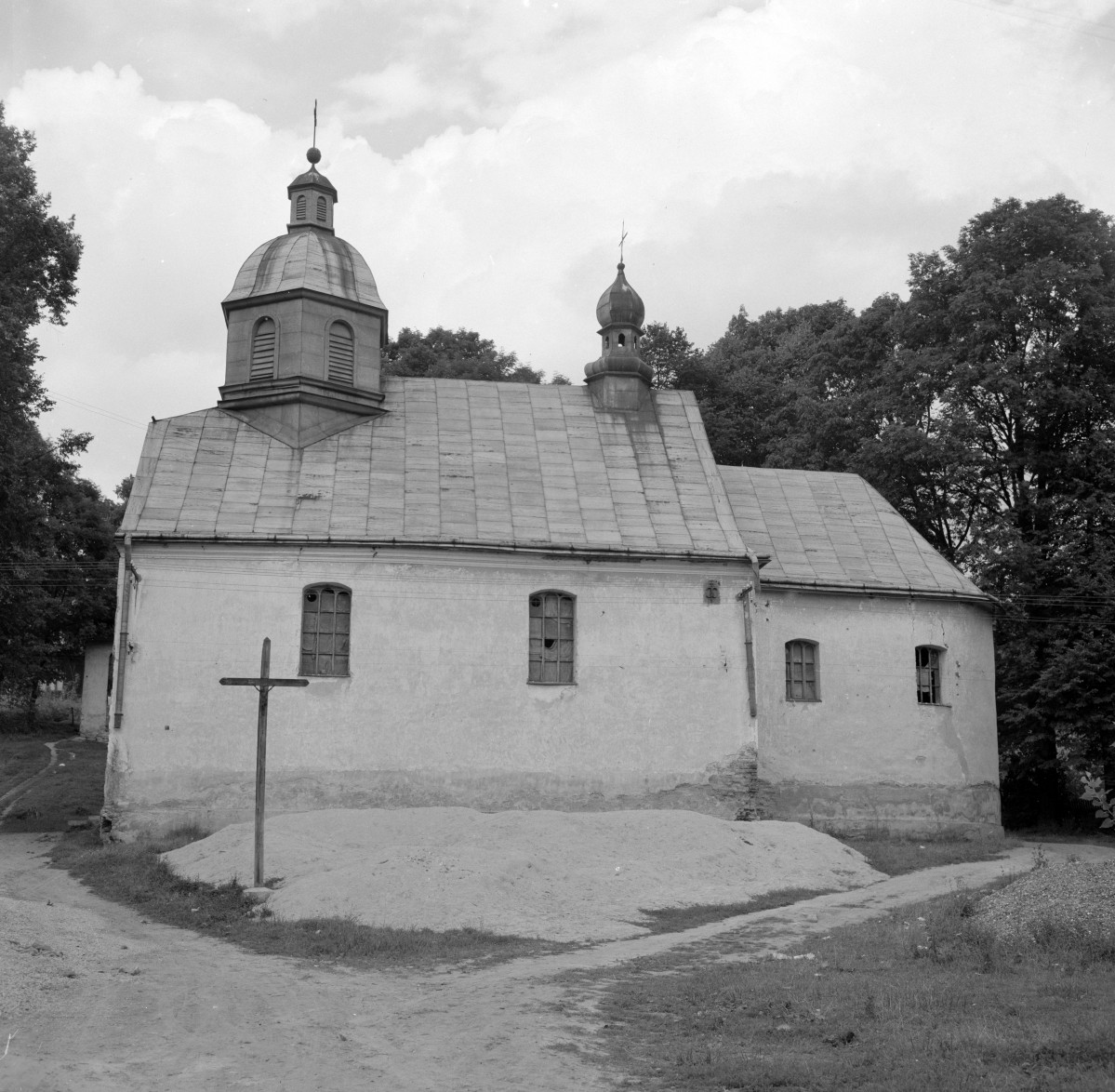 cerkiew Zaśnięcia Najświętszej Marii Panny - elewacja południowa, skan 1
