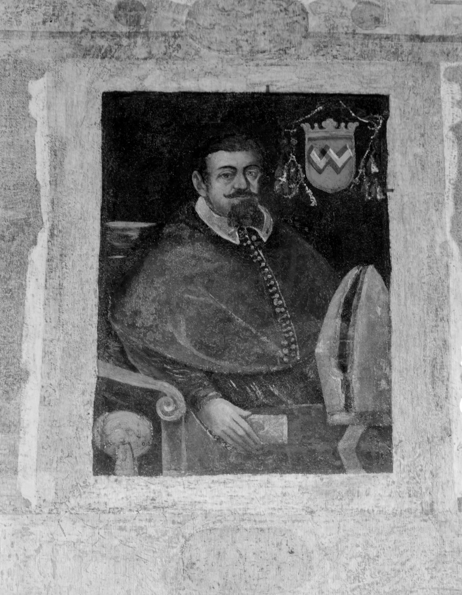 pałac Biskupów Krakowskich - Izba Stołowa Górna /sala portretowa/ /I p./ - ściana wschodnia - portret Jana Konarskiego, skan 1