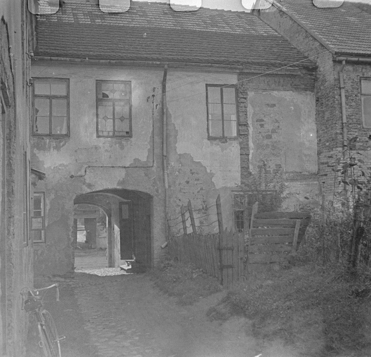 dom, kamienica ul. Kościuszki 92 - elewacja od dziedzińca, skan 1