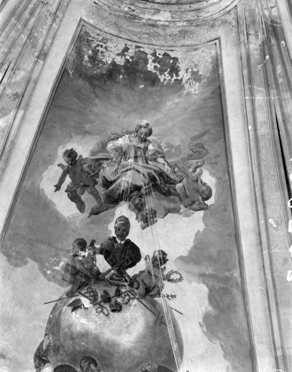 Kościół pw. NMP i św. Mikołaja - fragment polichromii, skan 1