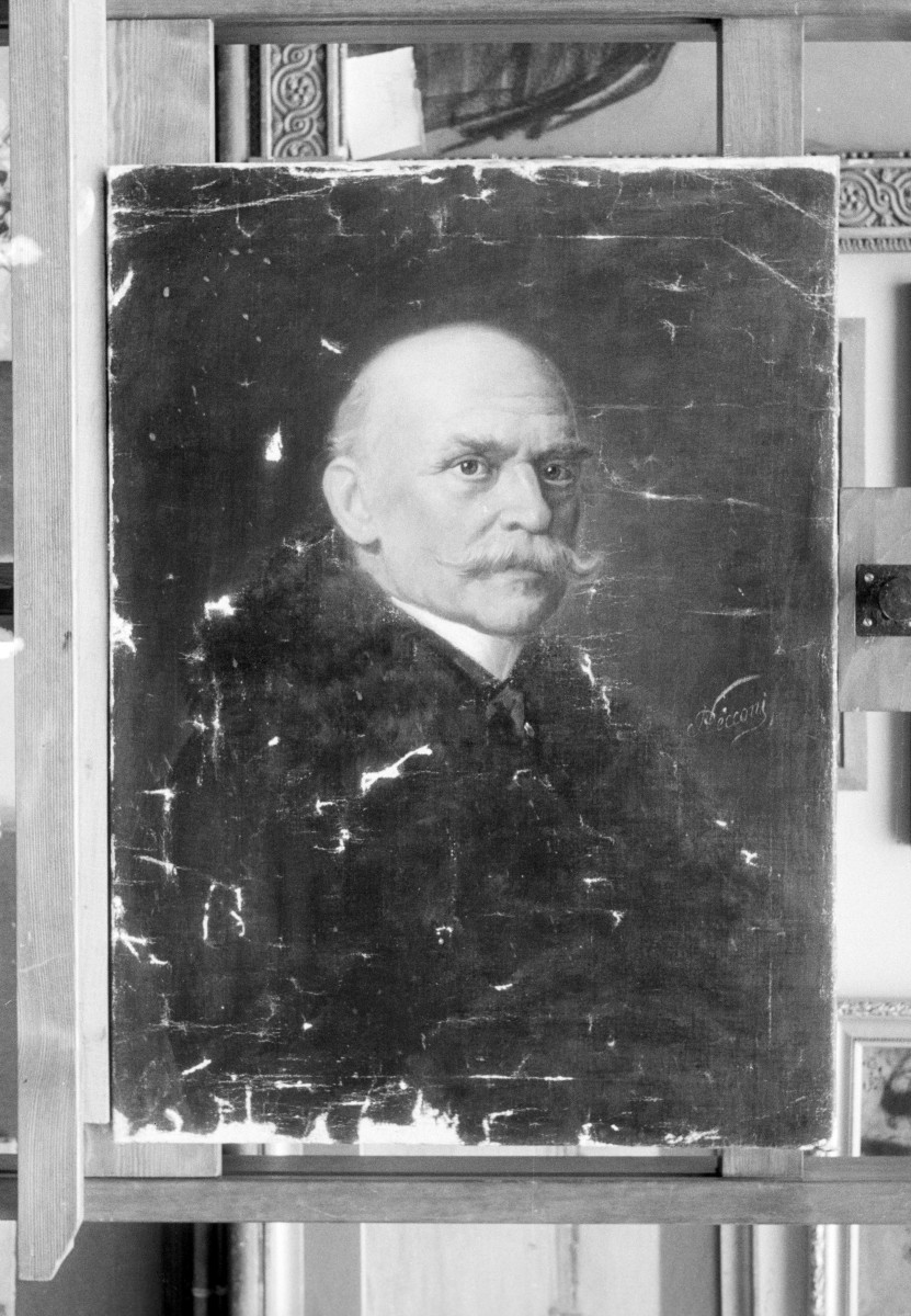 Muzeum Narodowe w Warszawie, Cecconi A. "Portret Teofila Lenartowicza", 695x525 mm, skan 1