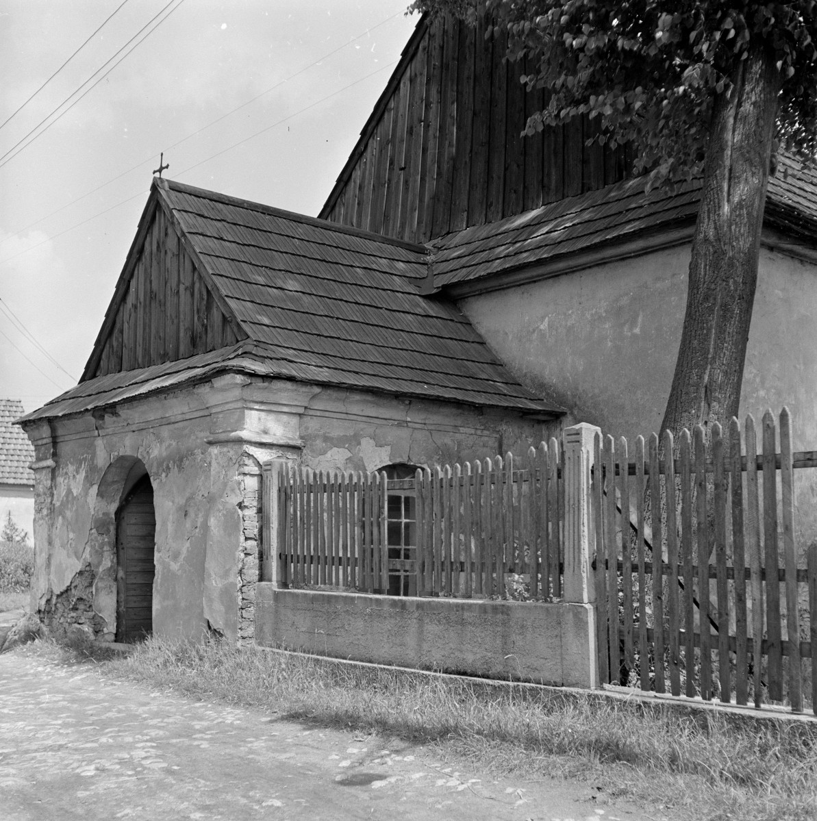 kościół św. Barbary (kościół szpitalny) - kruchta, skan 1
