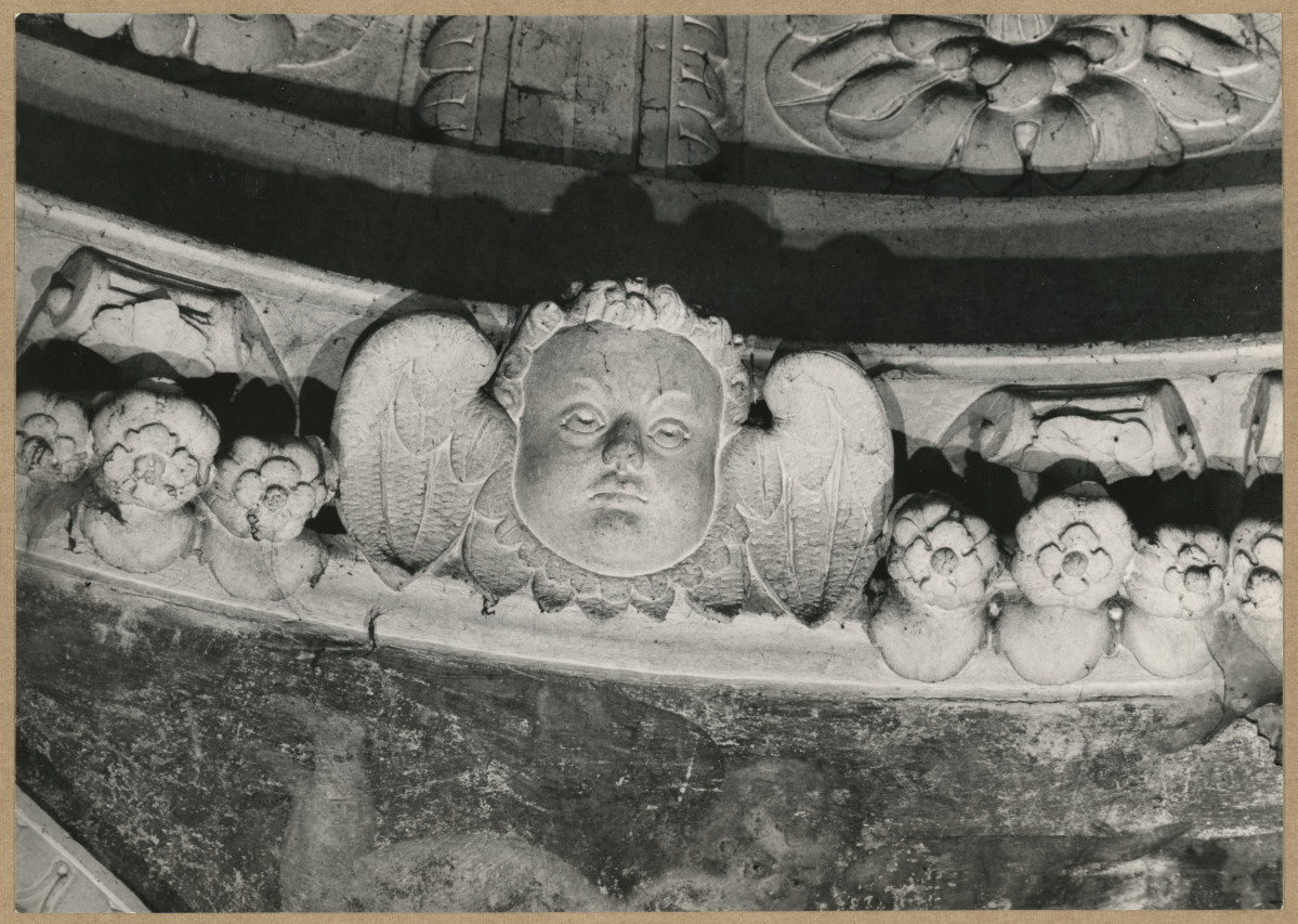 Kaplica Firlejów - dekoracja bębna kopuły, skan 1