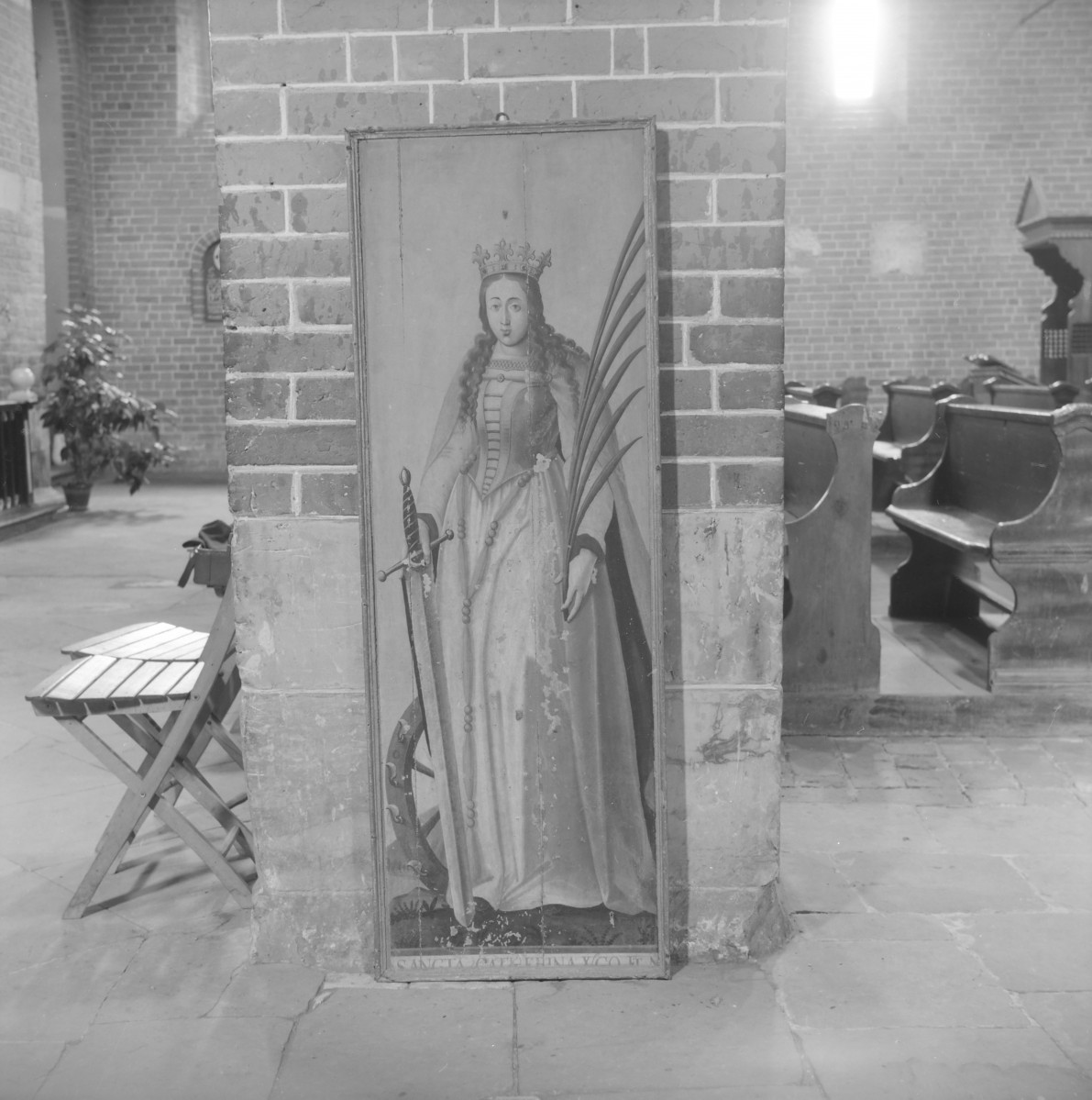 zespół klasztorny Dominikanów, kościół pw. św. Jakuba - wnętrze: skrzydło poliptyku, skan 1