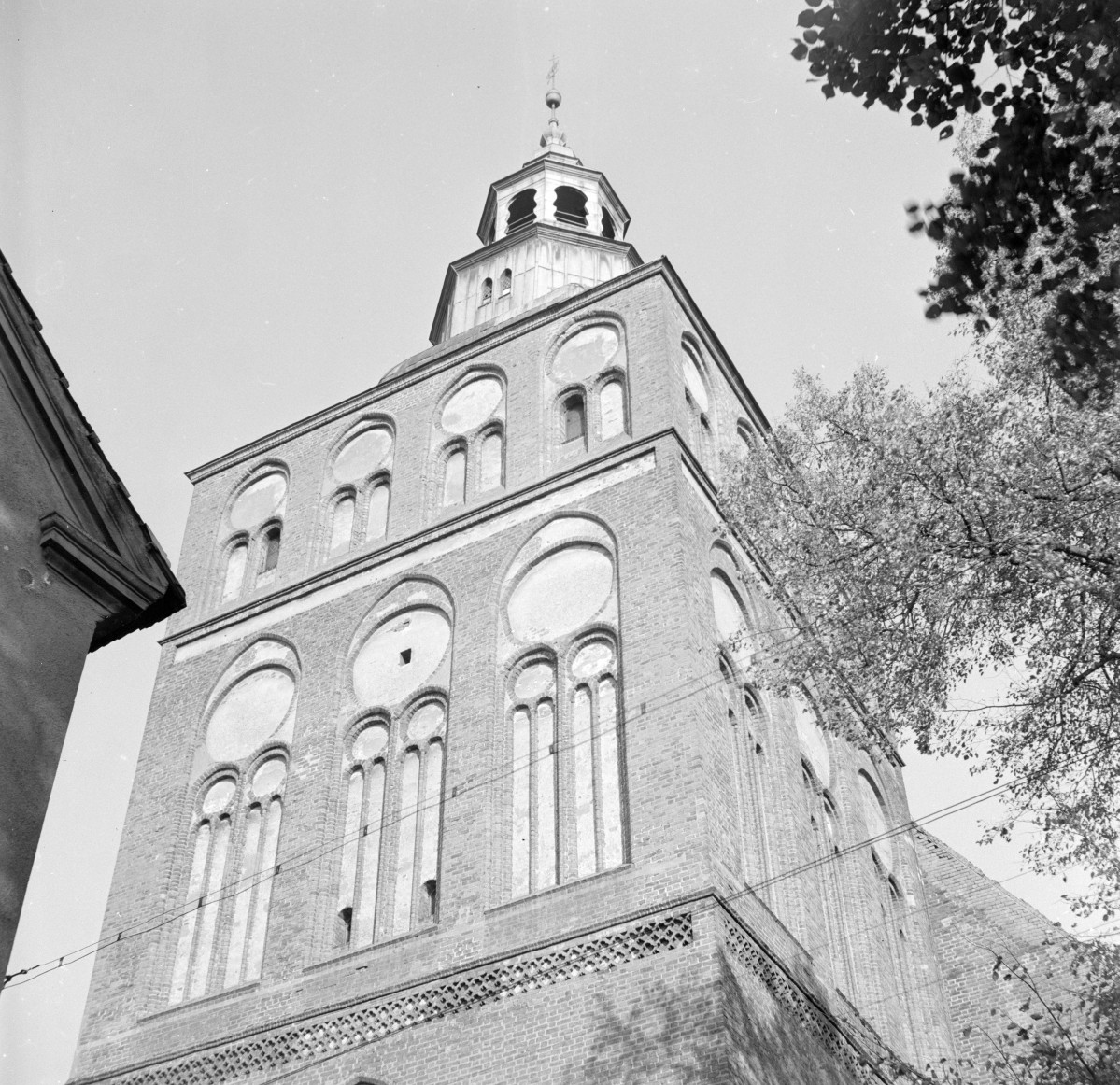 kościół Mariacki - wieża , część górna, skan 1