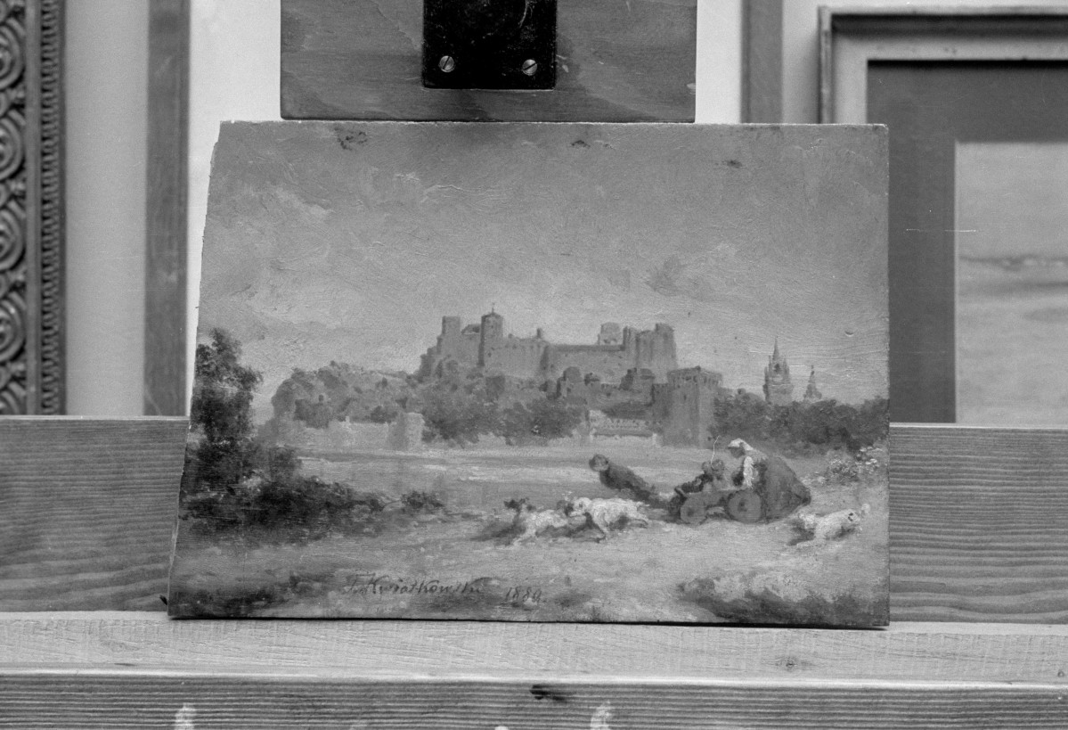 Muzeum Narodowe w Poznaniu, Kwiatkowski Teofil "Avignon", 185x260 mm, skan 1