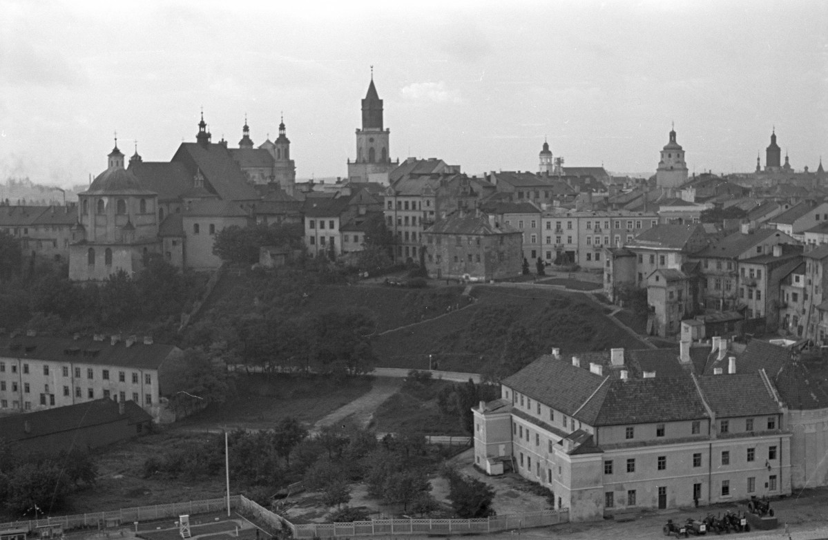 panorama Starego Miasta widok od strony zamku, skan 1
