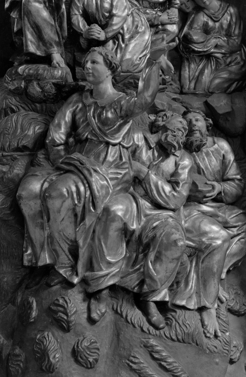 kościół pw. Jana Chrzciciela - Sanktuarium Matki Bożej Grodowieckiej – Jutrzenki Nadziei - wnętrze - ambona - fragment, skan 1