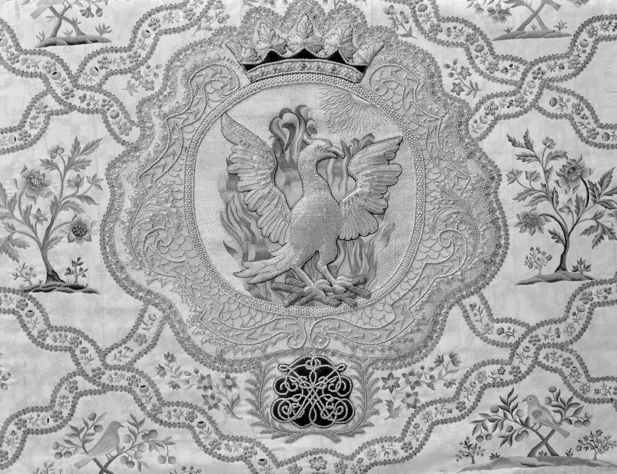 Kościół pw. Wniebowzięcia NMP i Świętego Józefa - antepediumm białe, nadruk: Feniks, 2 połowa XVIII wieku., skan 1