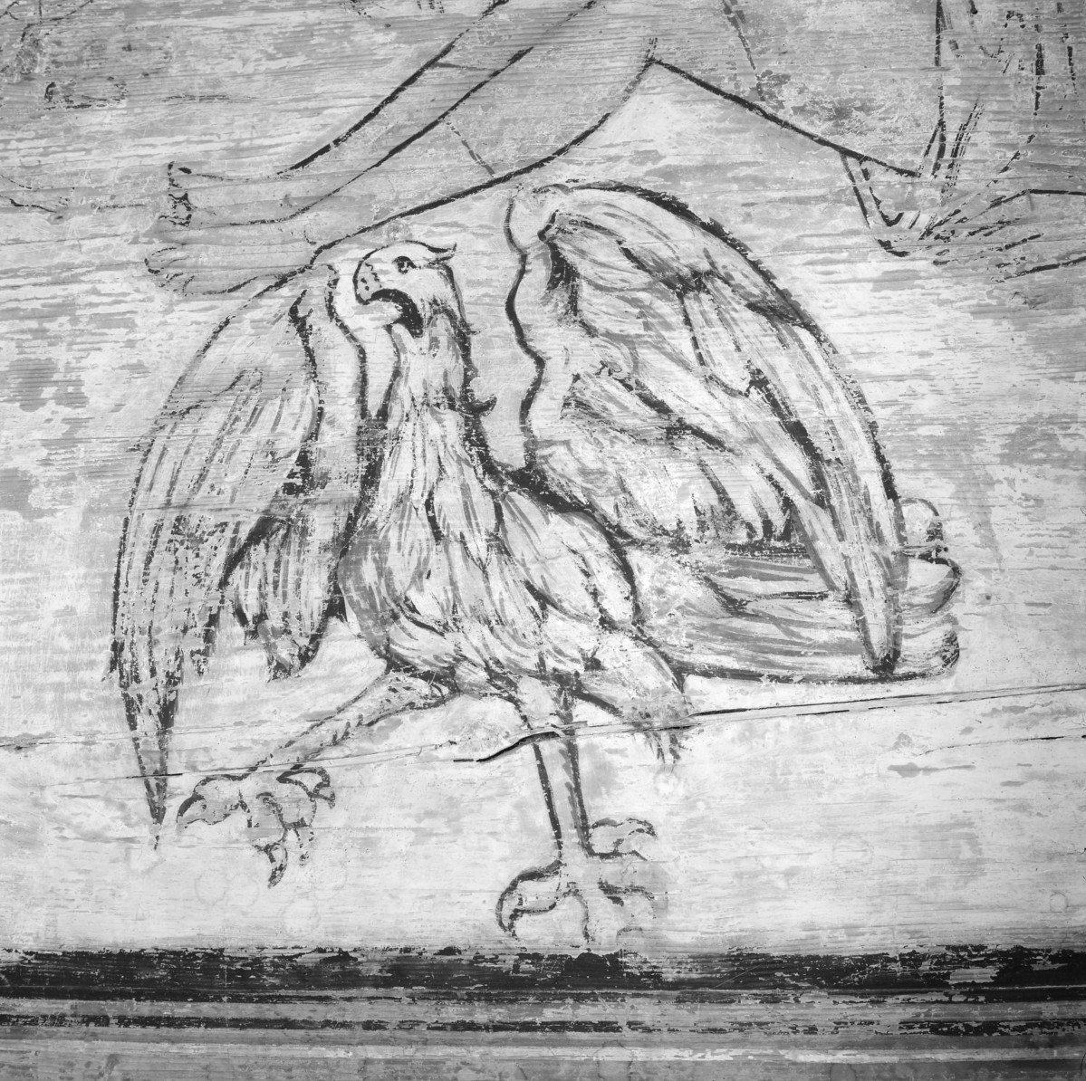 kościół parafialny pw. Matki Boskiej Różańcowej i św. Jana Kantego, 1527 r. - polichromia 1. połowa XVII w., Legenda św. Stanisława, skan 1