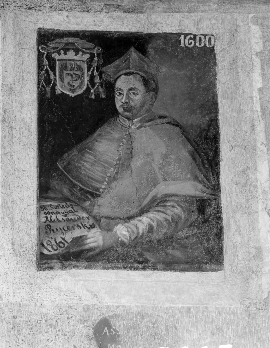 pałac Biskupów Krakowskich - Izba Stołowa Górna /sala portretowa/ /I p./ - ściana południowa - Jerzego Radziwiłła, skan 1
