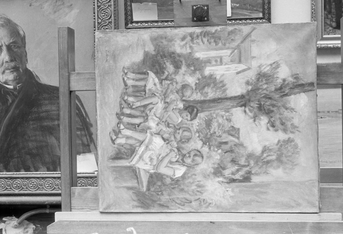 Józef Pankiewicz - Dzieci, Muzuem Warmii i Mazur w Olsztynie, skan 1