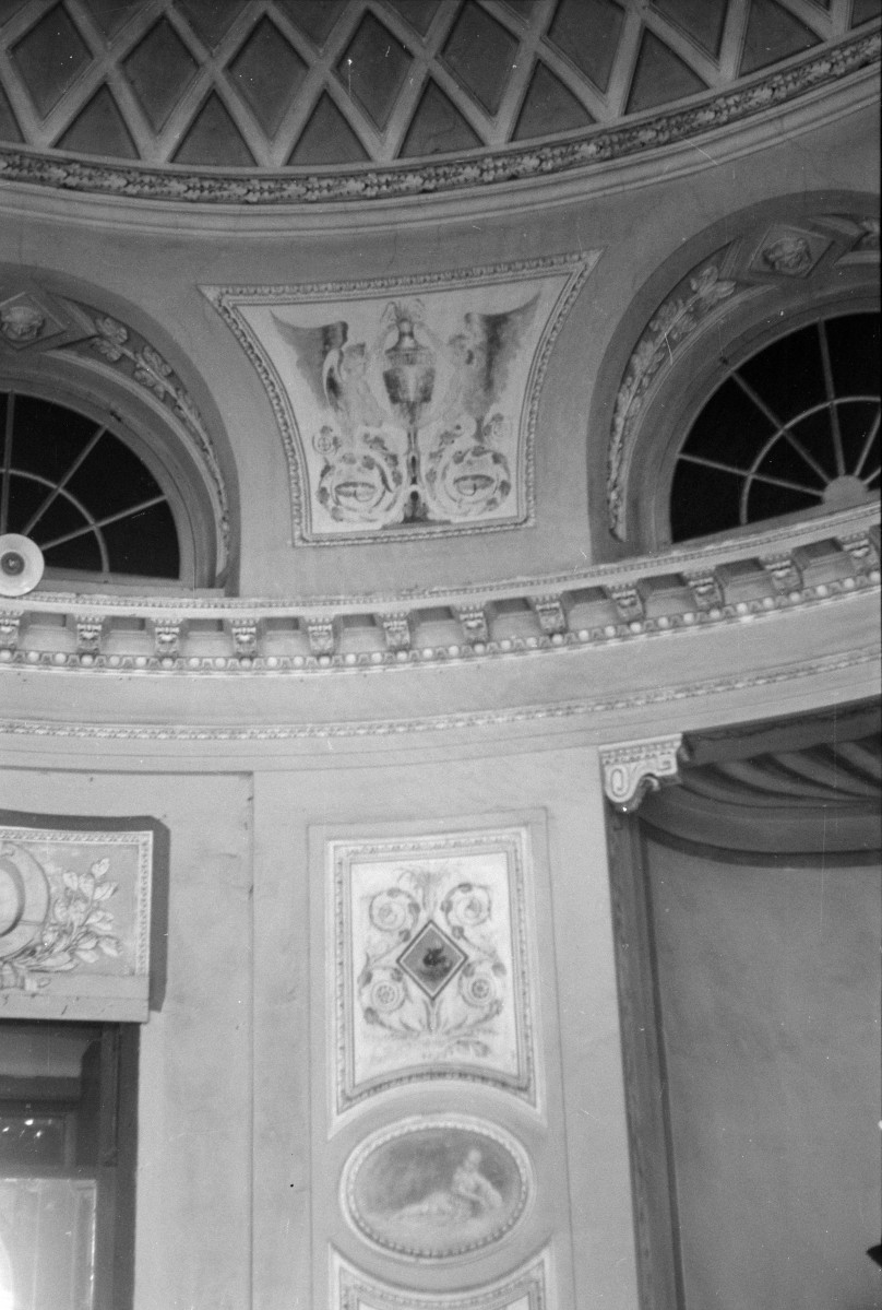pałac w Bejscach - dekoracja wewnętrzna, skan 1