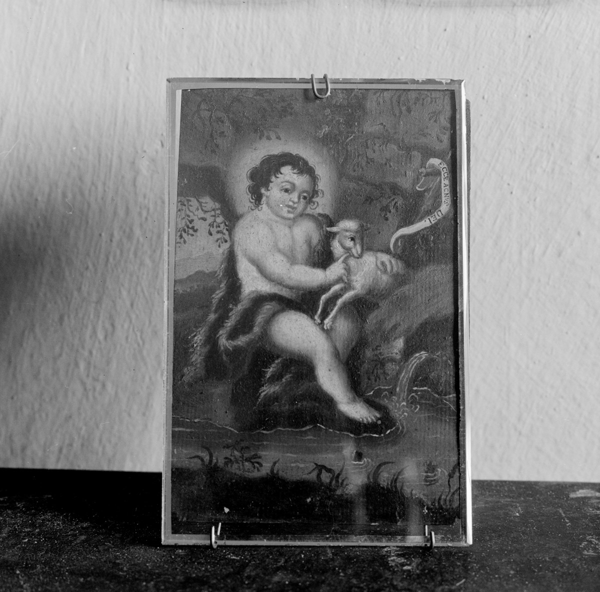 klasztor ss. Mniszek Benedyktynek - zbiory - obrazek Dzieciątko Jezus z XVIII wieku, skan 1