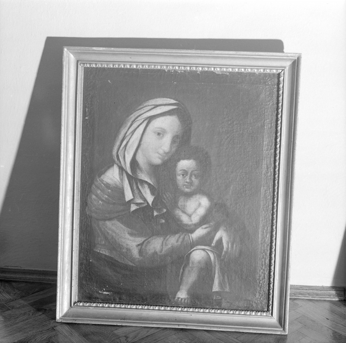 klasztor ss. Mniszek Benedyktynek - zbiory - obraz MB z Dzieciątkiem z XIX w., skan 1