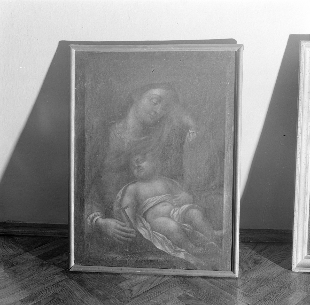 klasztor ss. Mniszek Benedyktynek - zbiory - obraz Matki Boskiej z Dzieciątkiem z XIX wieku, skan 1