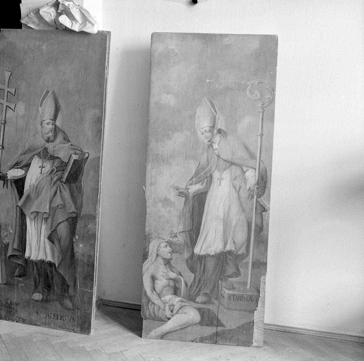 klasztor ss. Mniszek Benedyktynek - zbiory - obraz św. Stanisława Szczepanowskiego, skan 1
