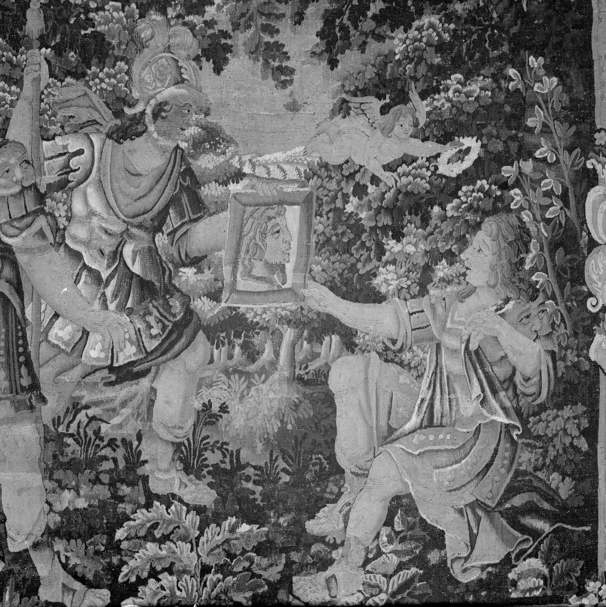 Muzeum Narodowe - Tapiseria. "Achilles na wyspie Skyros" ok. 1630. Detale., skan 1