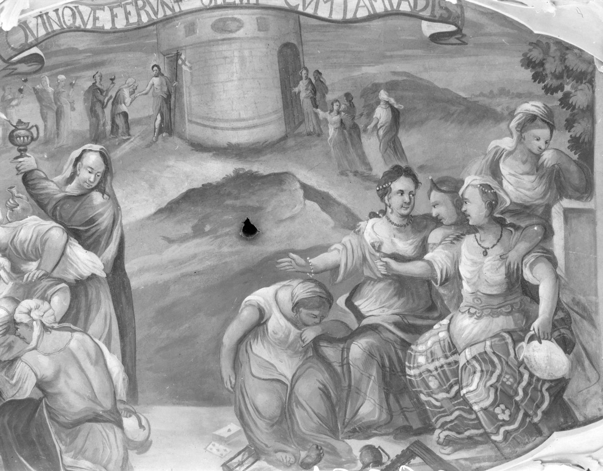 Kościół pw. NMP i św. Mikołaja - fragment polichromii, skan 1