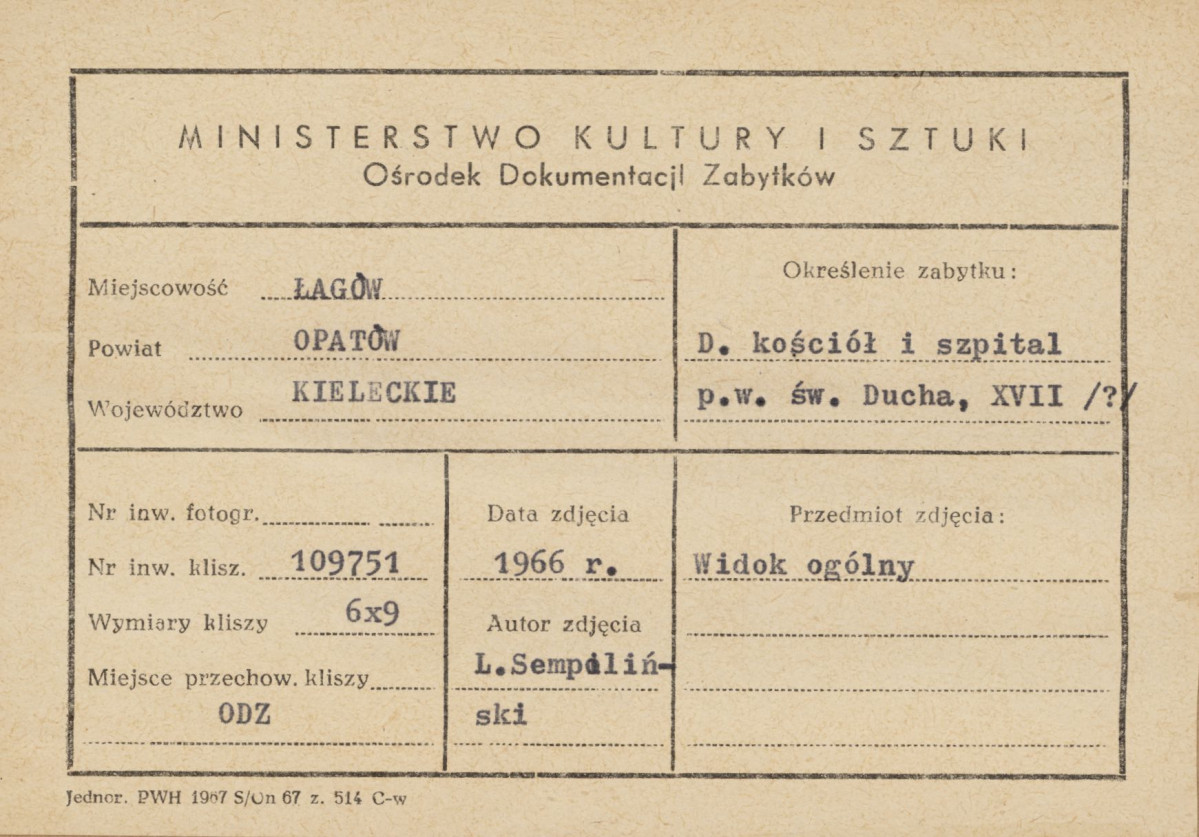 Widok ogólny na d. kościół i szpital św. Ducha - metryczka


, skan 1