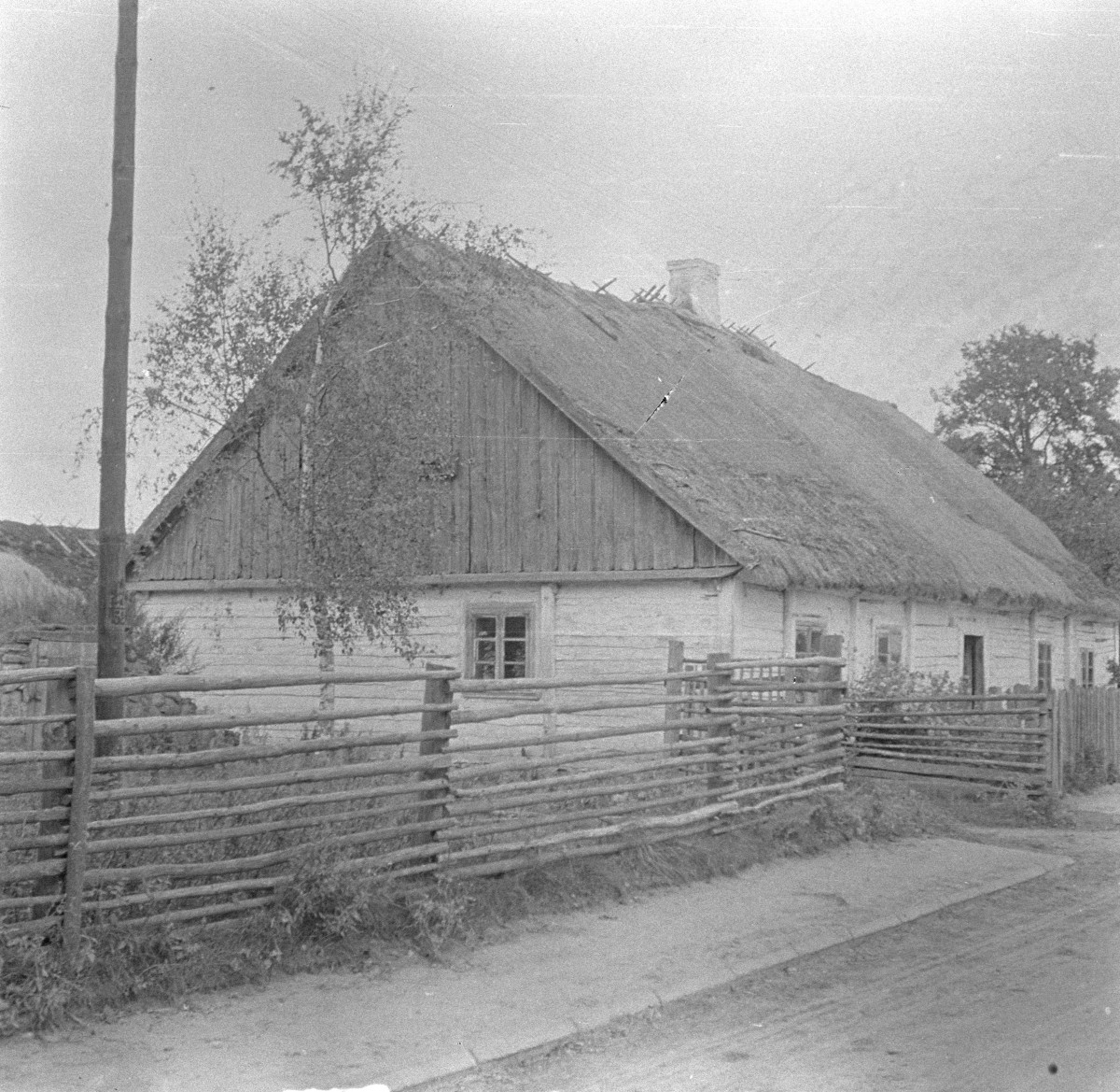 chałupa nr 10 - elewacja szczytowa, skan 1