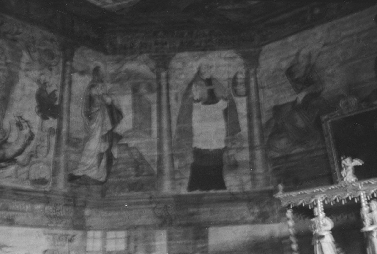 kościół św. Elżbiety Węgierskiej - barokowa polichromia, skan 1
