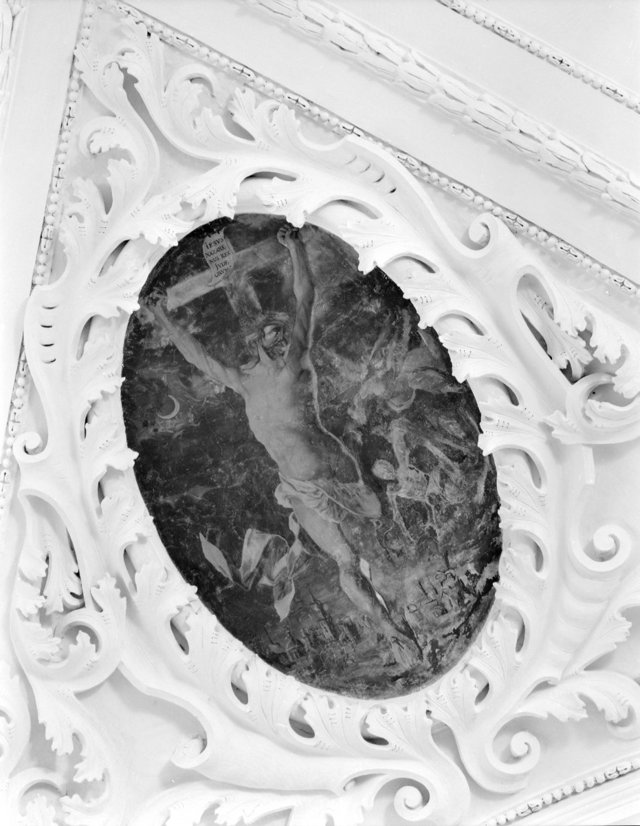 Kościół pw. NMP i św. Mikołaja - fragment polichromii i dekor, skan 1