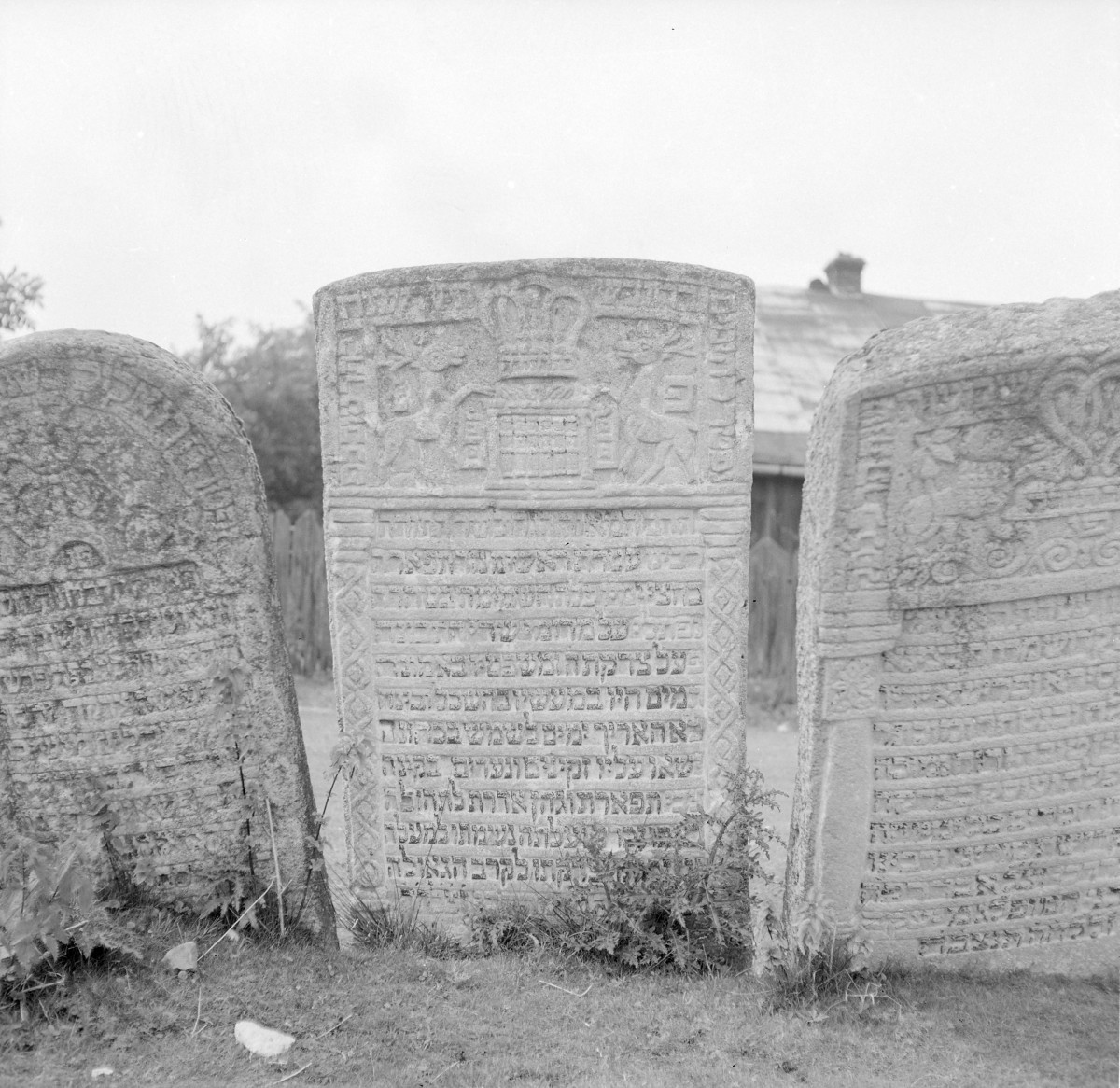Cmentarz, Kirkut - macewy, skan 1
