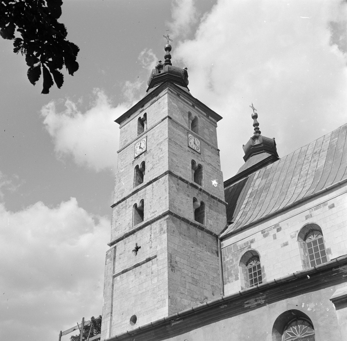 kolegiata św. Marcina - wieża, skan 1