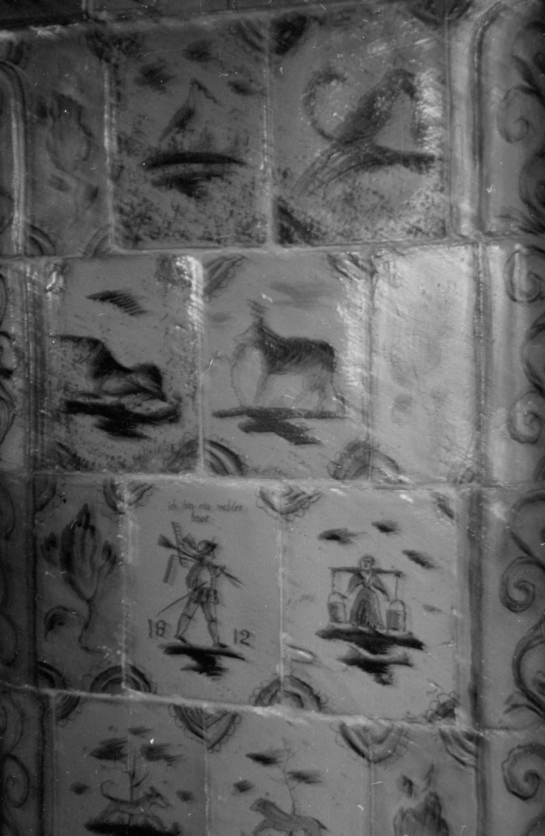 zamek, piec i jego malowanie dekoracyjne, skan 1