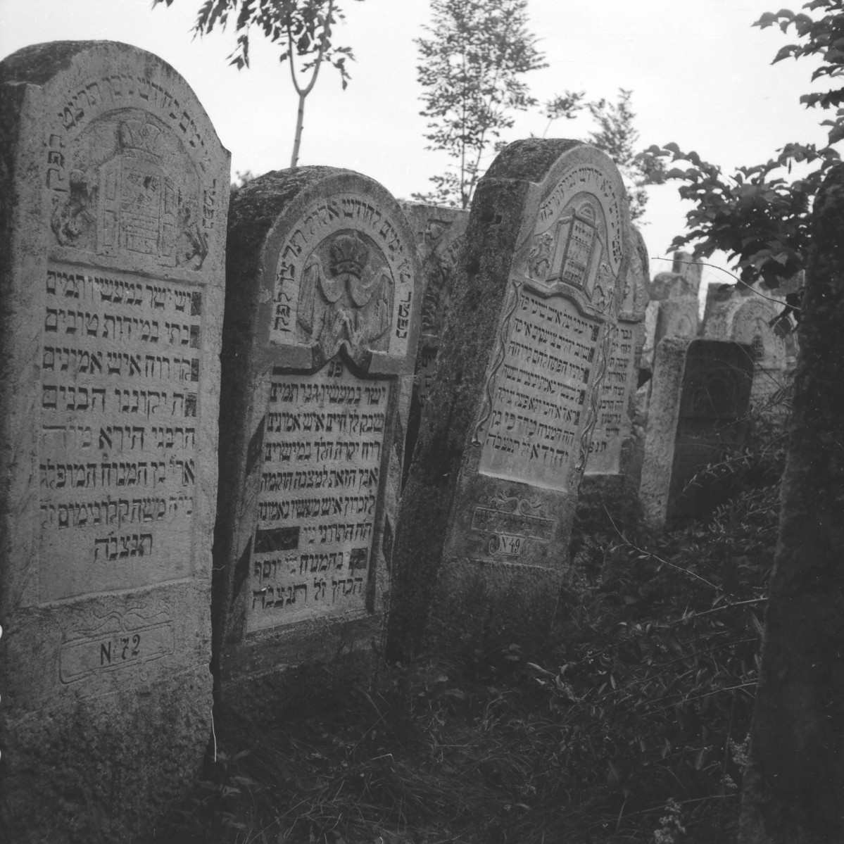 Cmentarz, Kirkut - macewy, skan 1