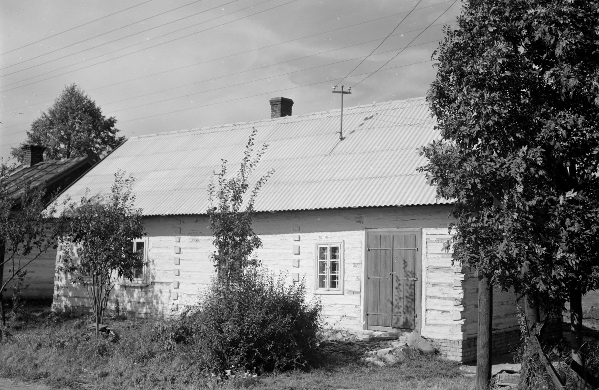 dom - zabudowa drewniana, elewacja, skan 1