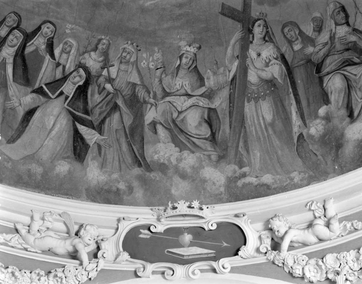 Kościół pw. NMP i św. Mikołaja - fragment polichromii, skan 1
