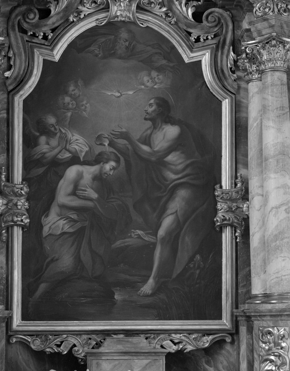 sanktuarium św. Jadwigi Śląskiej - kościół: stara kaplica św. Jadwigi, obraz, skan 1